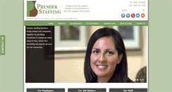 Desktop Screenshot of premierstaffingstockton.com